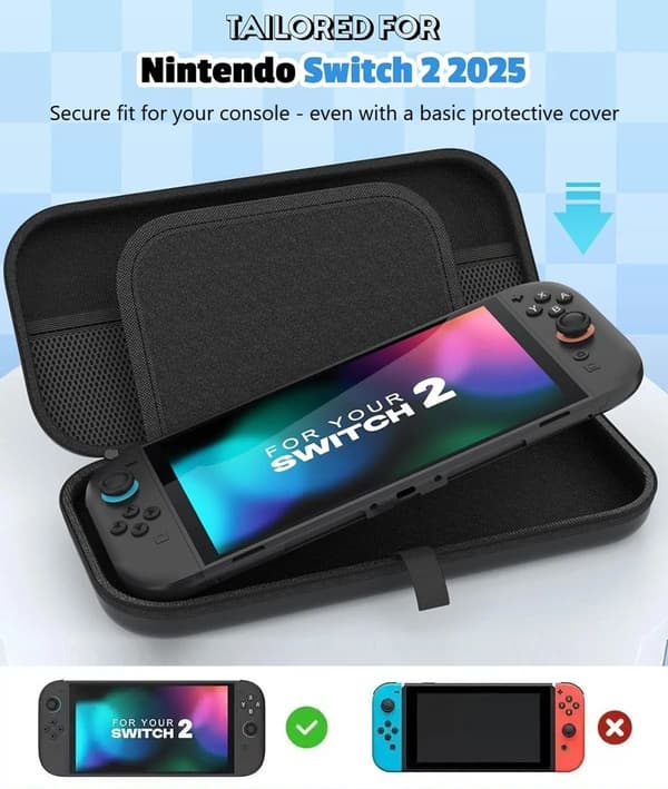 Etui for Oppbevaring - Case kompatibel med Nintendo Switch 2