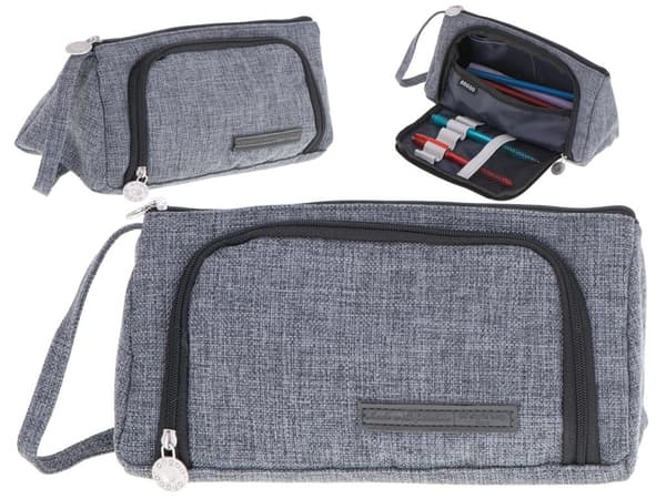 Pennal / Pennskrin - Etui for penner - Grå