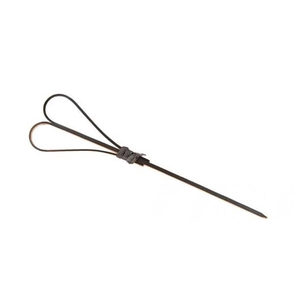 Bambus Sort Hjerte, 12 cm, 25 stk