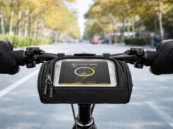 Sykkelveske styre vanntett mobilficka