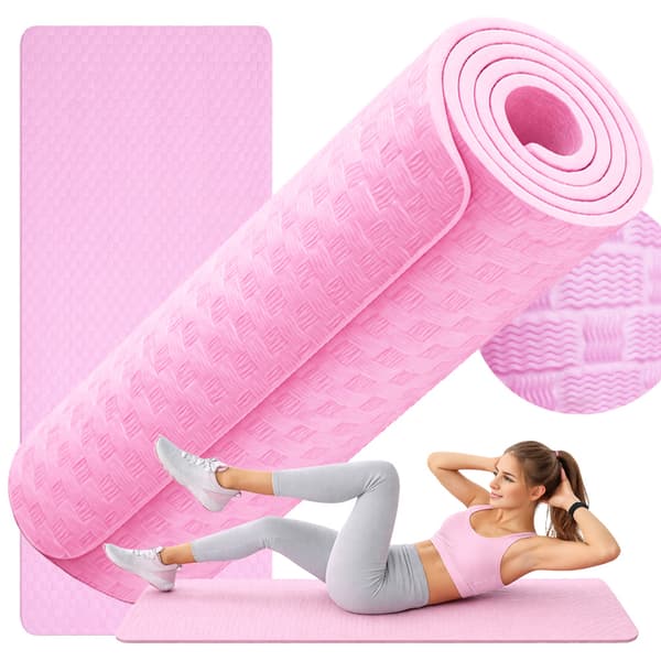 Yogamatte 180 cm tykk