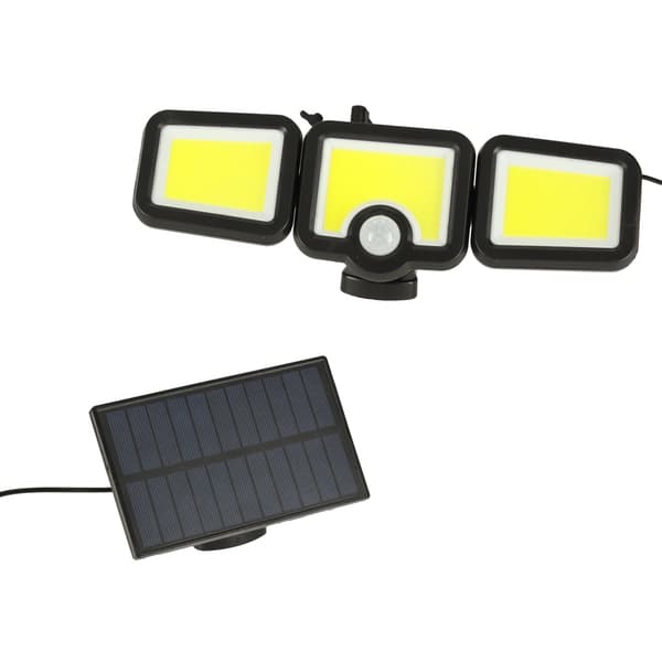 LED solcellelampe 3-i-1 med bevægelsessensor
