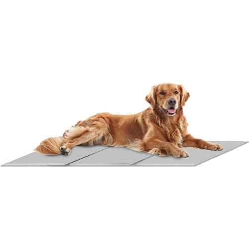 Kølemåtte til hund og kat - Kølepude der køler - 110x70cm Grå