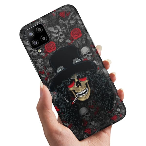 Deksel / Mobildeksel til Samsung Galaxy A12 - Slash Skull