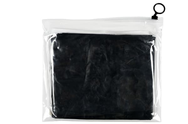 Regnponcho slitstark svart
