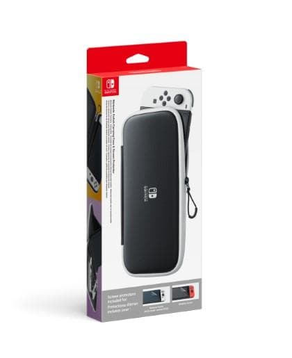 Nintendo Switch OLED carrying case + screen protector