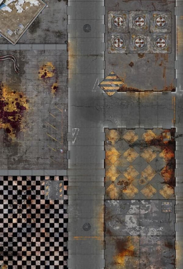 Double sided G-Mat: Quarantine and Fallout Zone