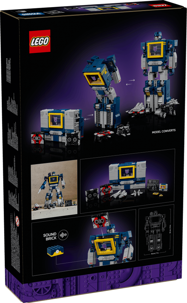 LEGO Icons Transformers Soundwave 10358