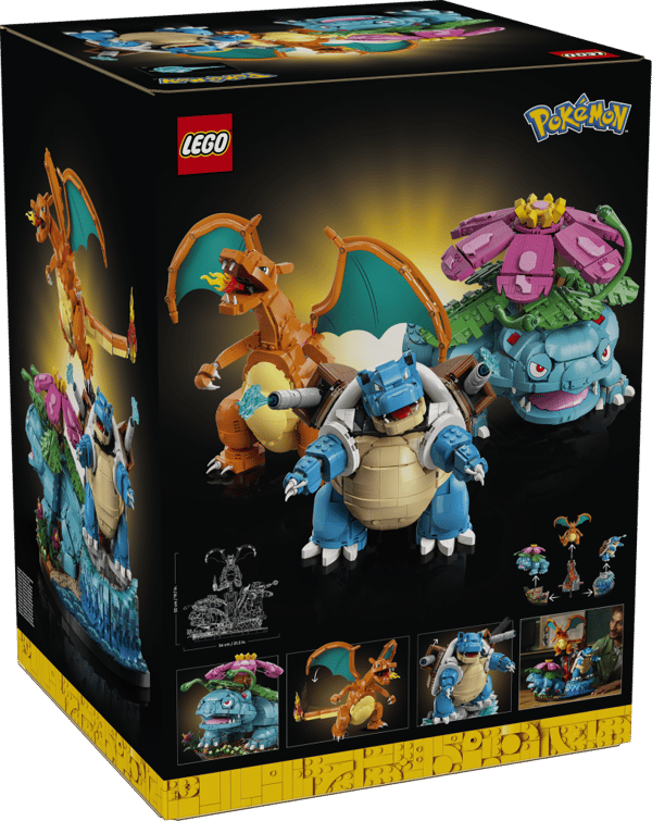 LEGO Pokémon Venusaur Charizard och Blastoise 72153