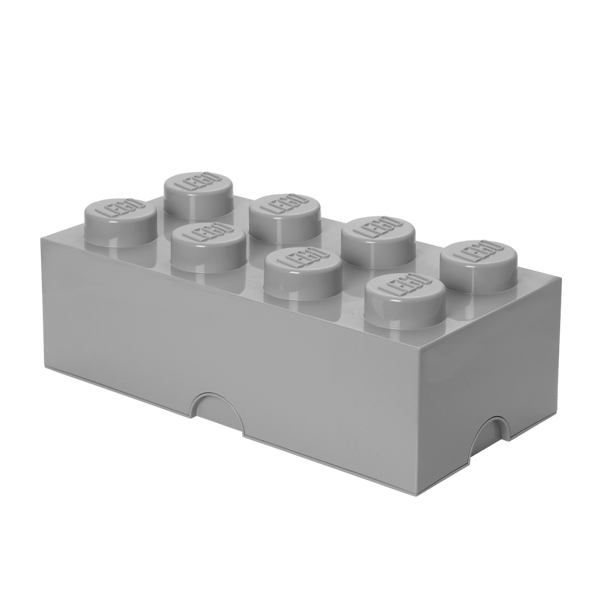LEGO Förvaringslåda, 8 Grå 40041740