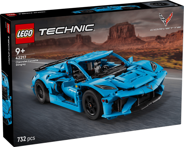 LEGO Technic Chevrolet Corvette Stingray blå 42217