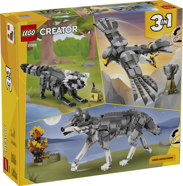 LEGO Creator Skogsdjur: Grå varg 31393