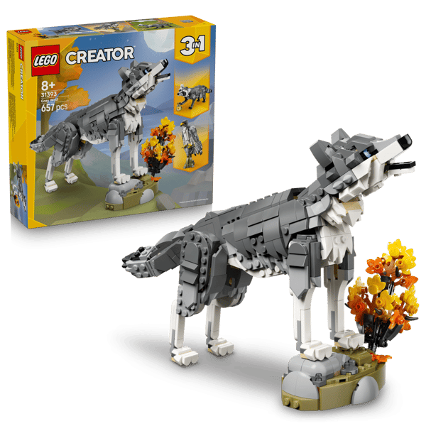 LEGO Creator Skogsdjur: Grå varg 31393