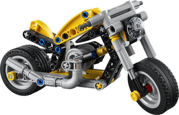 LEGO Technic Gul motorcykel 42225