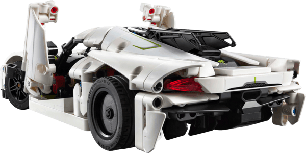 LEGO Technic Koenigsegg Jesko Absolut vit hyperbil 42184