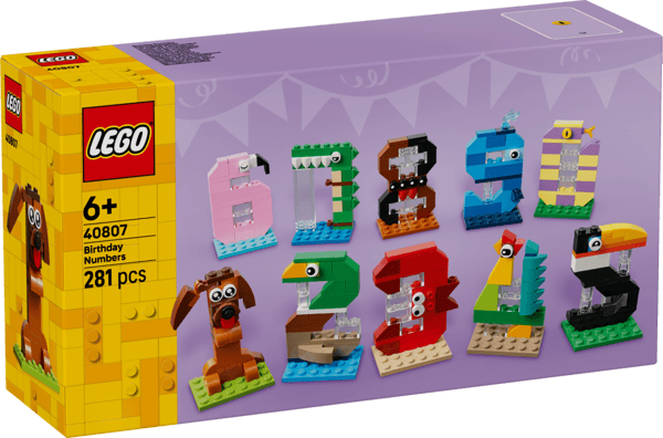 LEGO Födelsedagssiffror 40807