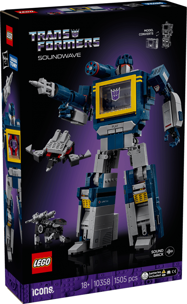 LEGO Icons Transformers Soundwave 10358