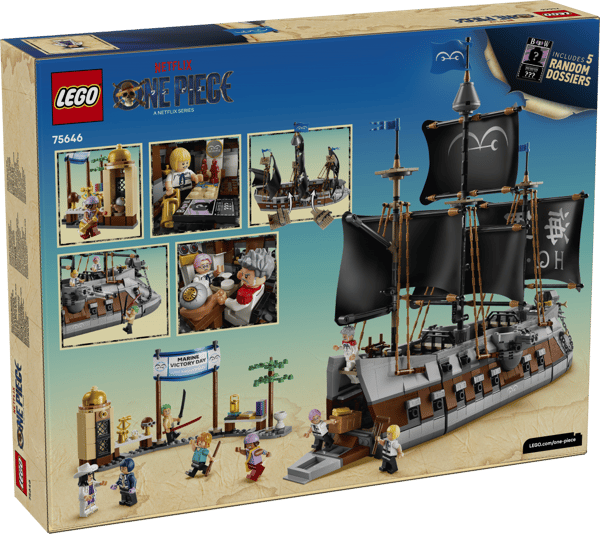 LEGO One Piece Garps marinfartyg 75646