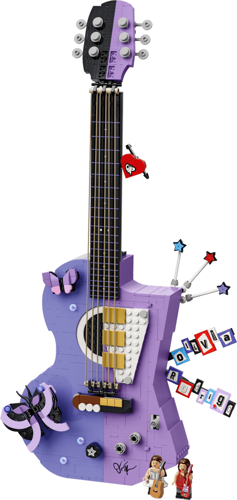 LEGO Editions Olivia Rodrigos tvåfärgade gitarr 43031