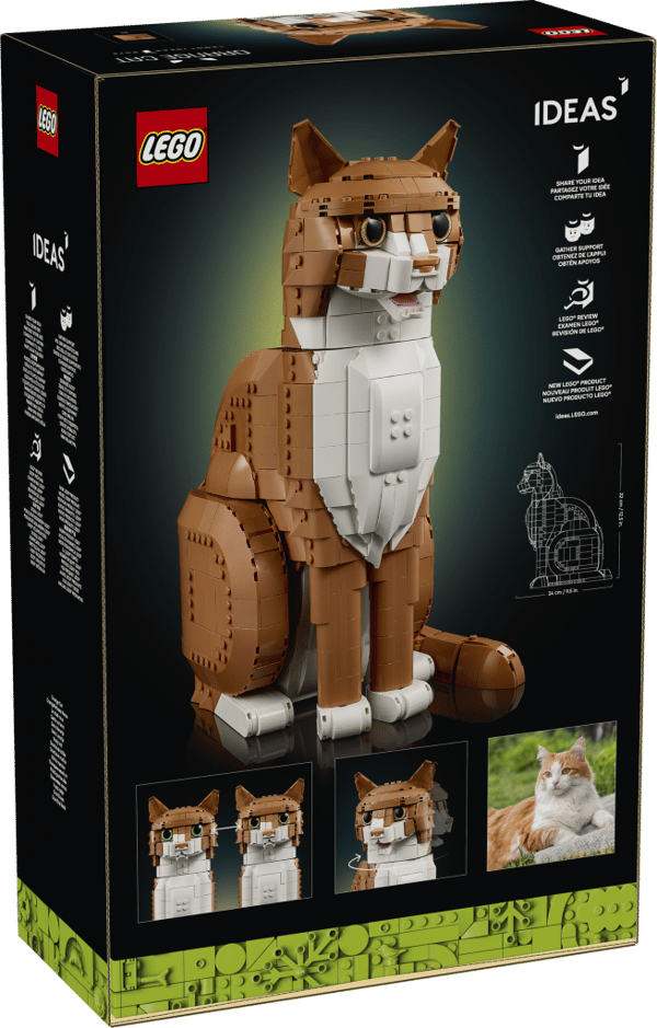 LEGO Ideas Orange katt 21376