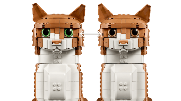 LEGO Ideas Orange katt 21376