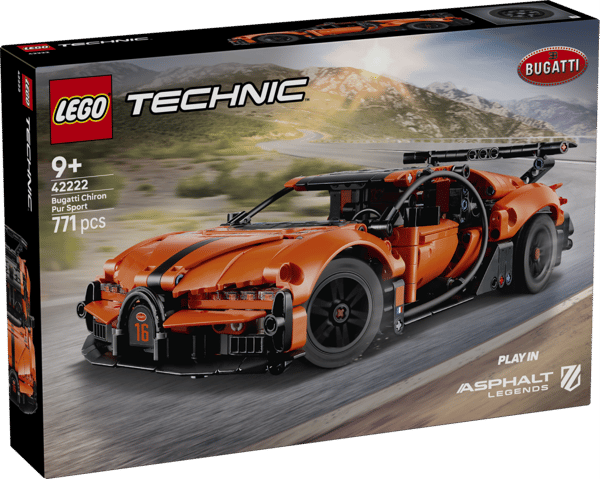 LEGO Technic Bugatti Chiron Pur Sport hyperbil 42222