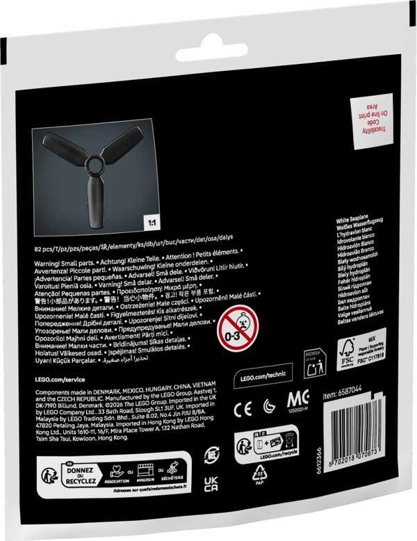 LEGO Technic Vitt sjöflygplan 30736