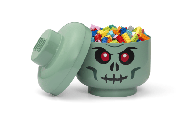 LEGO Storage Head L Green Skeleton 40320811