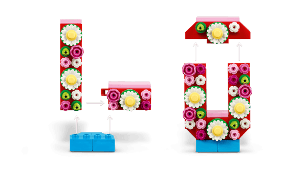 LEGO Kärleksbokstäver 40867