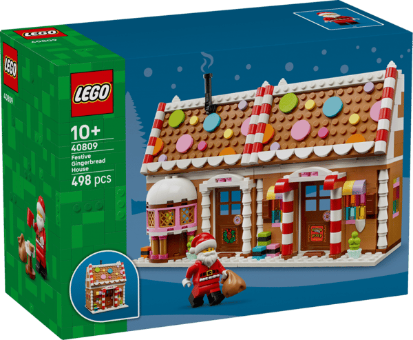 LEGO Juligt pepparkakshus 40809