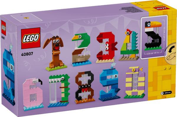 LEGO Födelsedagssiffror 40807