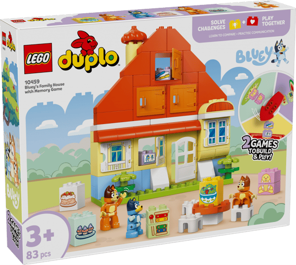 LEGO DUPLO Blueys hus med memoryspel 10459
