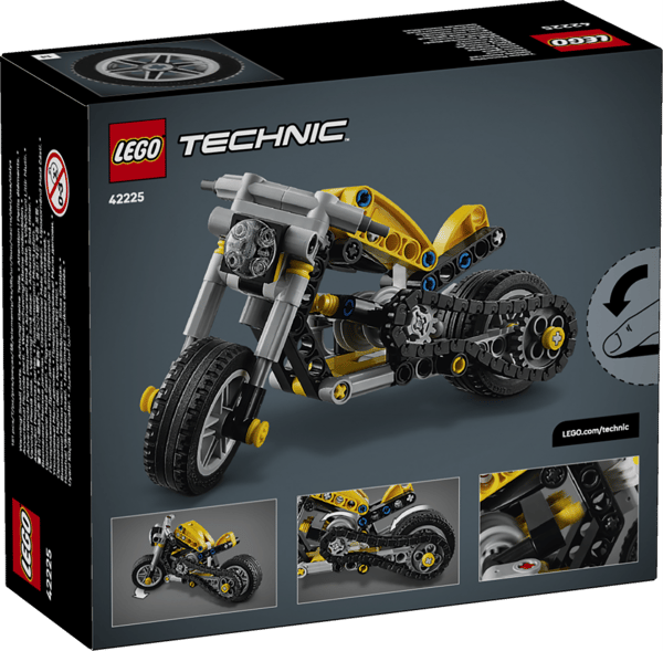 LEGO Technic Gul motorcykel 42225