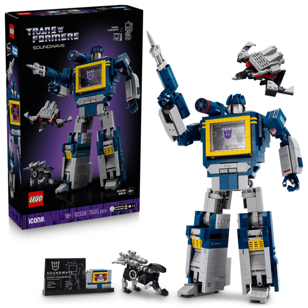 LEGO Icons Transformers Soundwave 10358