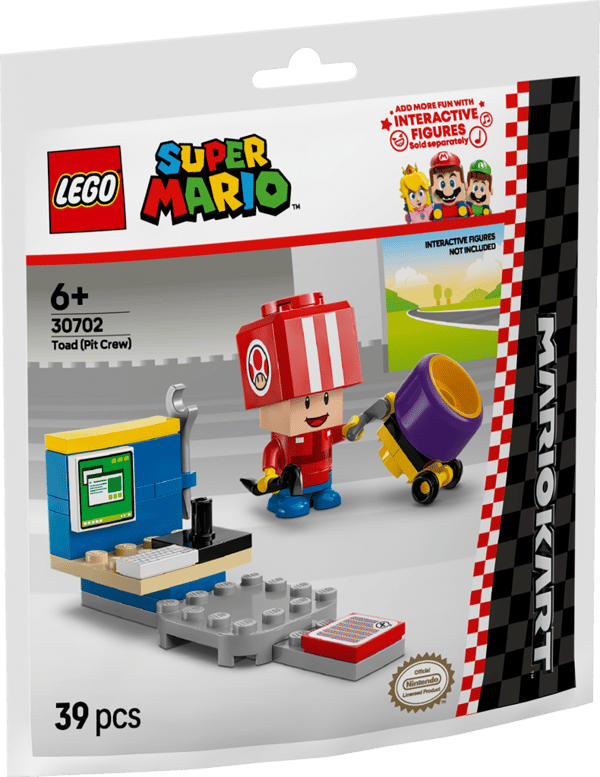 LEGO Super Mario Mario Kart Toad Pit Crew 30702