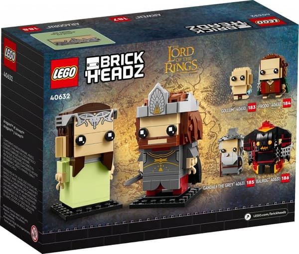 LEGO Brick Headz Aragorn & Arwen 40632