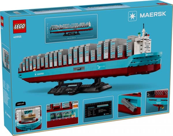 LEGO Maersk containerfartyg med dubbla bränslesystem 40955