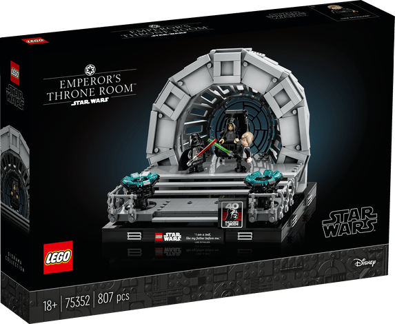 LEGO Star Wars Emperors Throne Room Diorama 75352