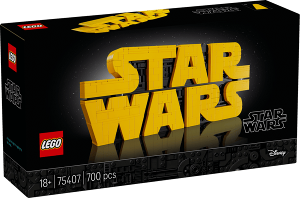 LEGO Star Wars Brick built Star Wars Logo 75407