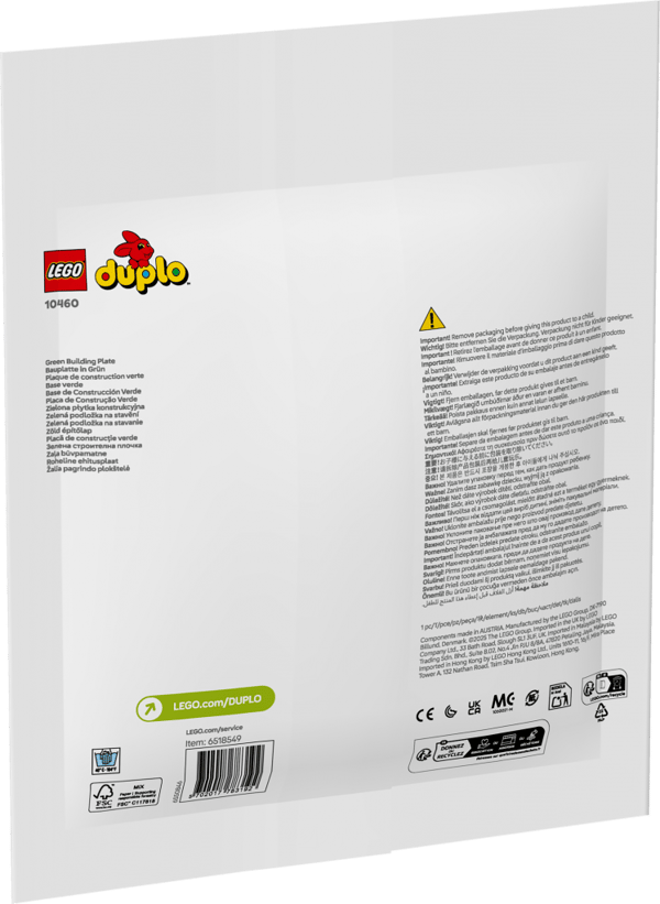 LEGO DUPLO Grön byggplatta 10460