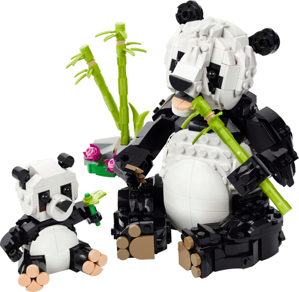 LEGO Creator Vilda djur pandafamilj 31165
