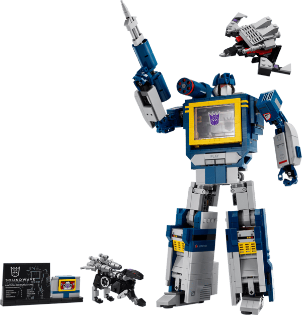 LEGO Icons Transformers Soundwave 10358
