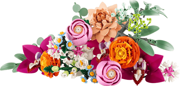 LEGO Botanicals Vacker rosa blombukett 10342