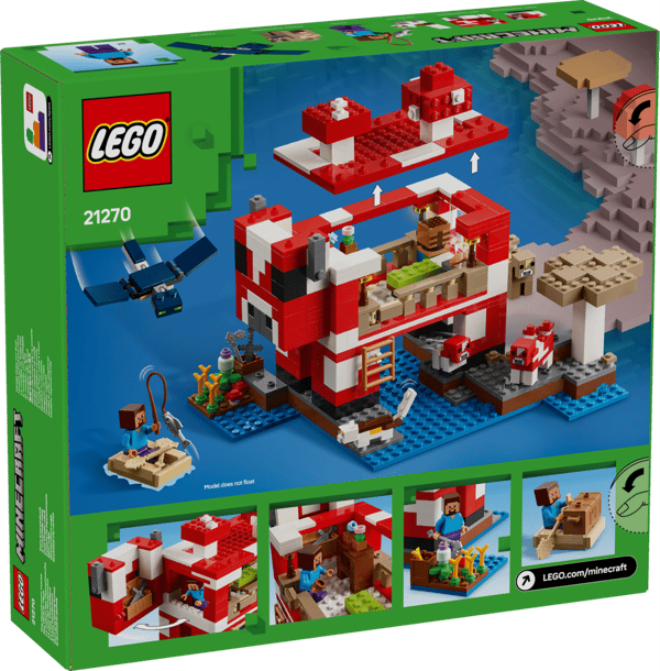 LEGO Minecraft Mooshroomhuset 21270