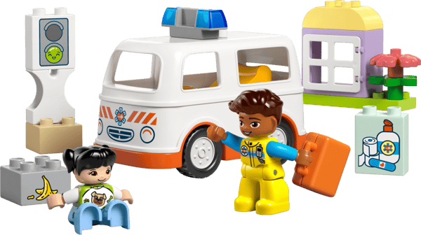 LEGO DUPLO Ambulans och förare 10447