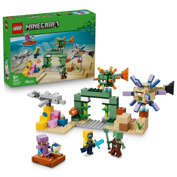 LEGO Minecraft Undervattensäventyr 21598
