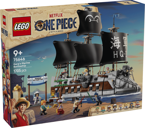 LEGO One Piece Garps marinfartyg 75646