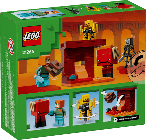 LEGO Minecraft Lavastriden i Nether 21266