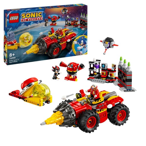 LEGO Sonic Super Sonic mot Egg Drillster 76999