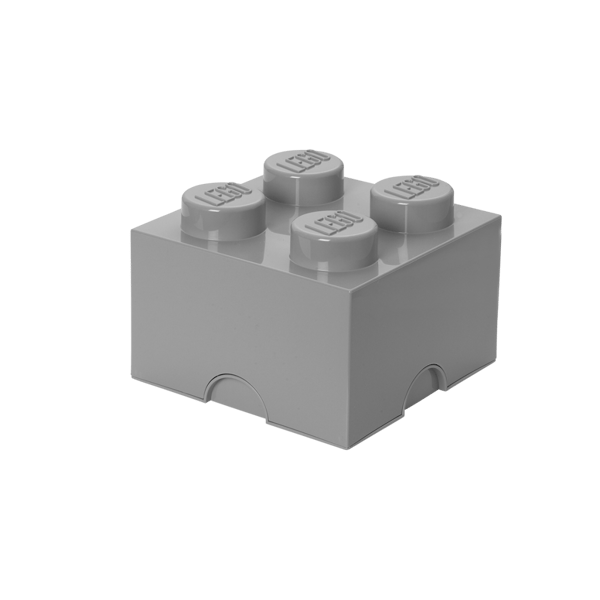 LEGO Förvaringslåda, 4 Grå 40031740